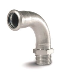 PRECHODOVÝ OBLÚK 90° - S VONKAJŠÍM ZÁVITOM 