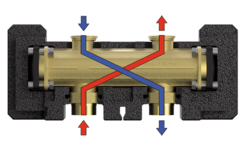 HYDRAULICKÝ ODDEĽOVAČ - PRE HORIZONTÁLNY DISTRIBUČNÝ ROZDEĽOVAČ DN 32