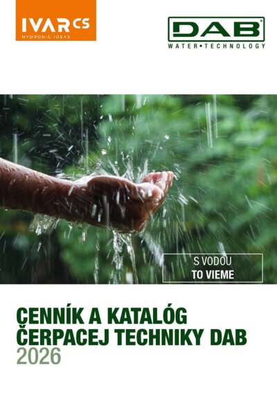 Cenník čerpacej techniky DAB