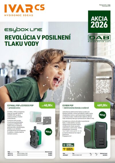 AKCIA DAB Studená voda + plastové nádoby ELBI