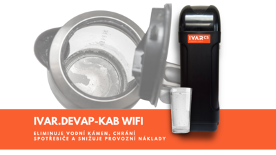 Kabinetní změkčovač vody IVAR.DEVAP-KAB WIFI – moderní řešení pro tvrdou vodu